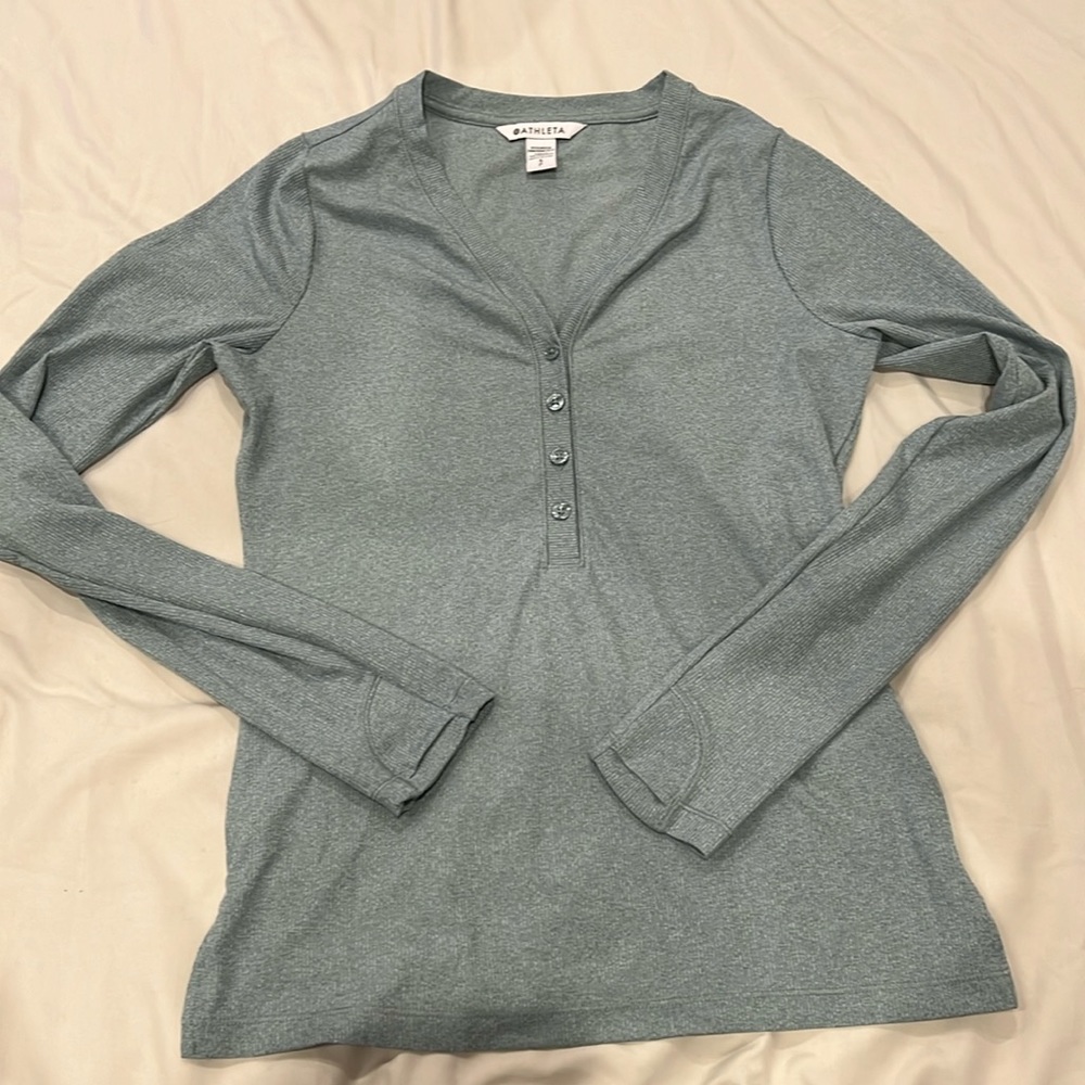 Athleta long sleeved top, size S, VGUC